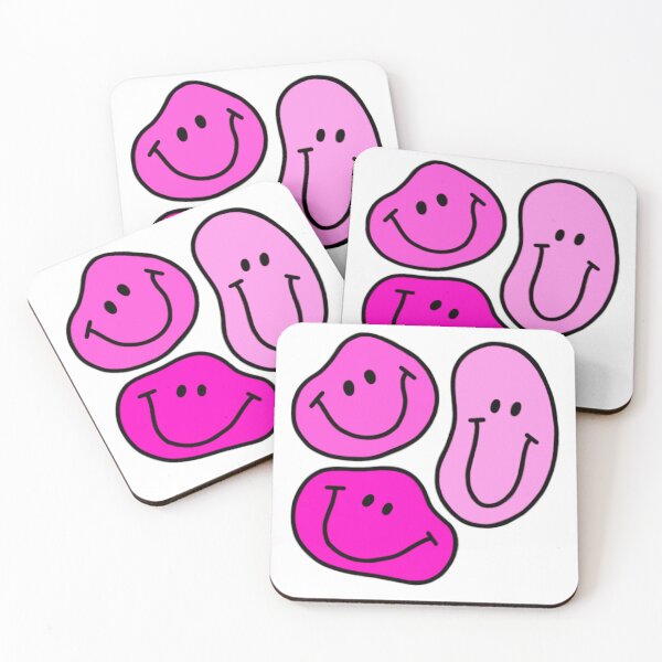 Item preview, pinky squiggly smileys designed and sold by Lauren Gross.