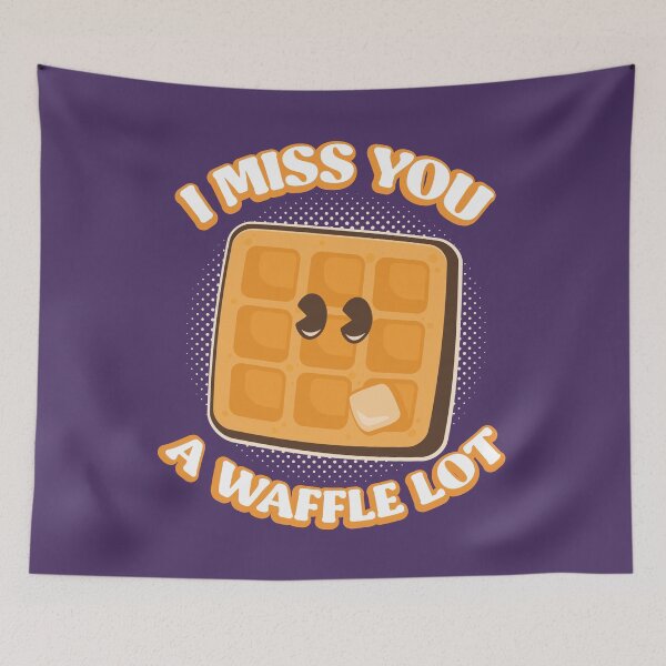 Item preview, i miss you waffle a lot designed and sold by retrippy.