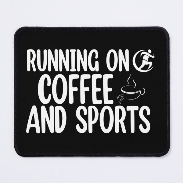 Item preview, running on coffee and sports designed and sold by Mr Wolf.