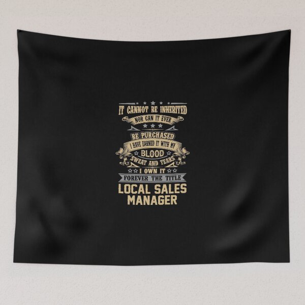 Item preview, Local Sales Manager T Shirt - Forever The Title Job Gift Item Tee designed and sold by celiagomez456.