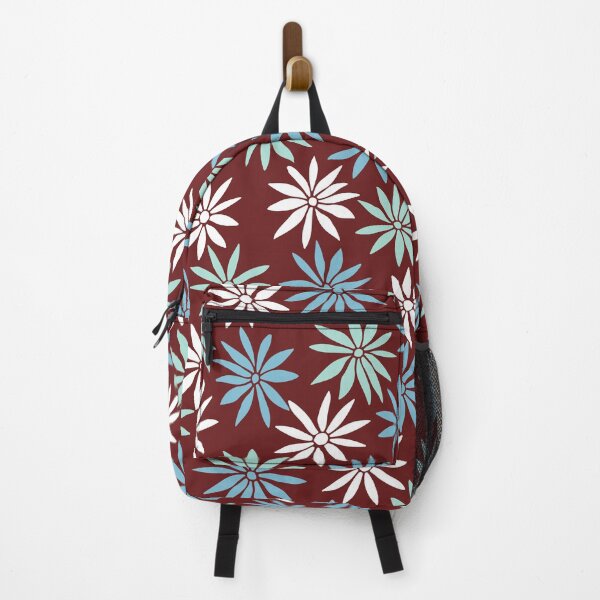 Item preview, Brown Swirly Botanical Wildflowers Pattern designed and sold by RihabPrint.