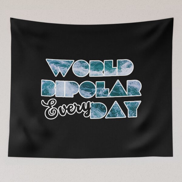 Item preview, World Bipolar Day 30th March 2022. Raising awareness and helping to fight the stigma.  designed and sold by Orianah.