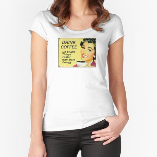 Item preview, Drink Coffee Do Stupid Things Faster designed and sold by thatstickerguy.