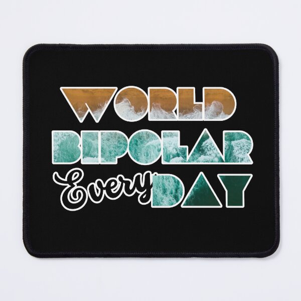 Item preview, World Bipolar Day 30th March 2022. Raising awareness and helping to fight the stigma.  designed and sold by Orianah.