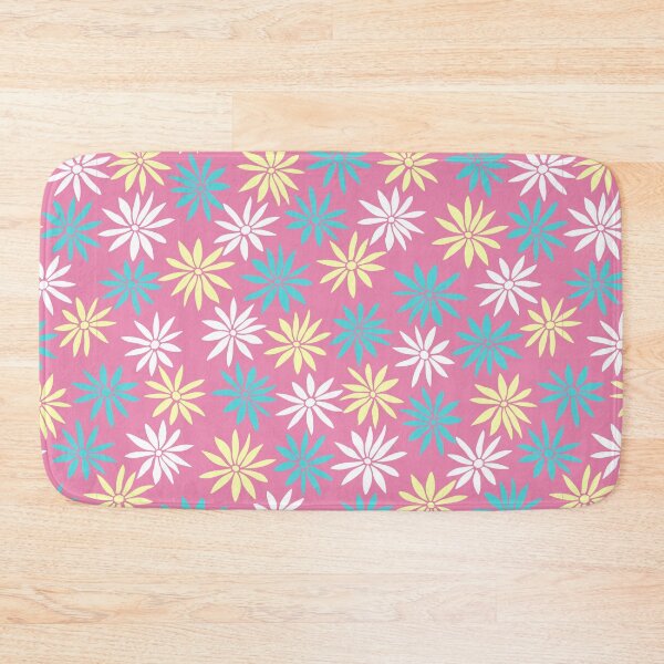 Item preview, Pink Swirly Botanical Wildflowers Pattern designed and sold by RihabPrint.
