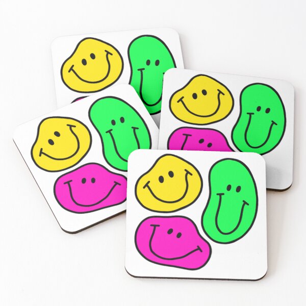 Item preview, neon squiggly smiles designed and sold by Lauren Gross.
