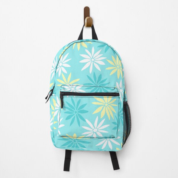 Item preview, Light Blue Swirly Botanical Wildflowers Pattern designed and sold by RihabPrint.