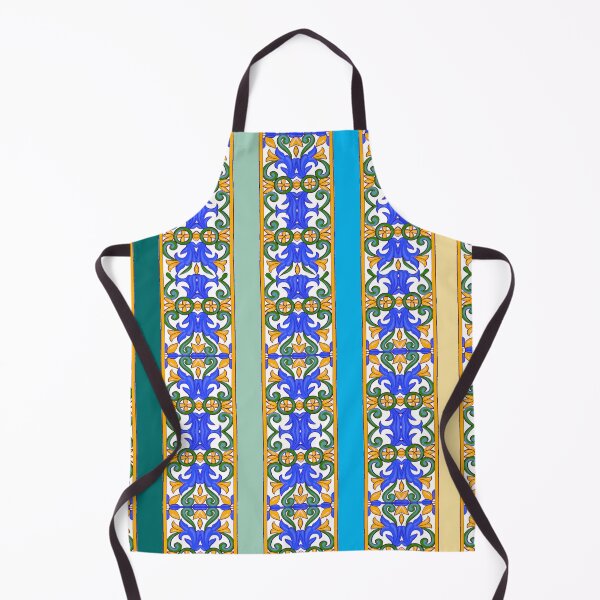 Item preview, Sicilian pattern,majolica columns  designed and sold by MariaMarinova.