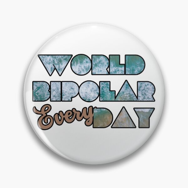 Item preview, World Bipolar Day 30th March 2022. Raising awareness and helping to fight the stigma.  designed and sold by Orianah.