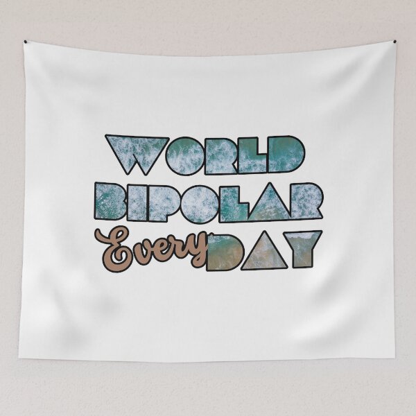 Item preview, World Bipolar Day 30th March 2022. Raising awareness and helping to fight the stigma.  designed and sold by Orianah.