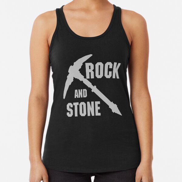 Rock and Stone! - Gris Débardeur dos nageur
