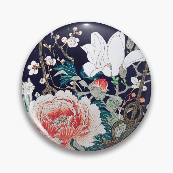 Item preview, Bamboo flower basket (1932) by Ohara Koson (1877-1945) designed and sold by theartsycamper.