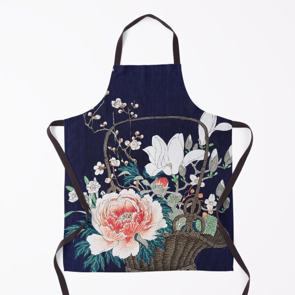 Item preview, Bamboo flower basket (1932) by Ohara Koson (1877-1945) designed and sold by theartsycamper.
