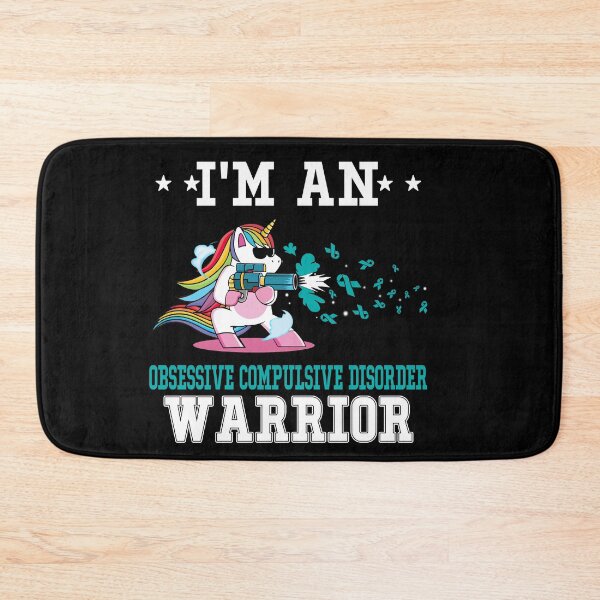 Item preview, Funny Unicorn I'm An Obsessive Compulsive Disorder Warrior designed and sold by heppenp.