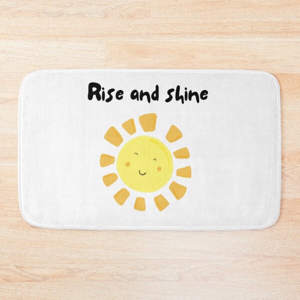 Item preview, Rise and shine, inspirational life quote and cute sun picture designed and sold by Sanaura.