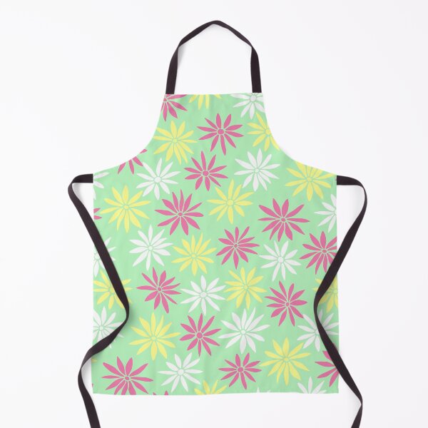 Item preview, Light Green Swirly Botanical Wildflowers Pattern designed and sold by RihabPrint.