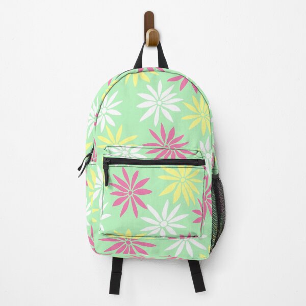 Item preview, Light Green Swirly Botanical Wildflowers Pattern designed and sold by RihabPrint.