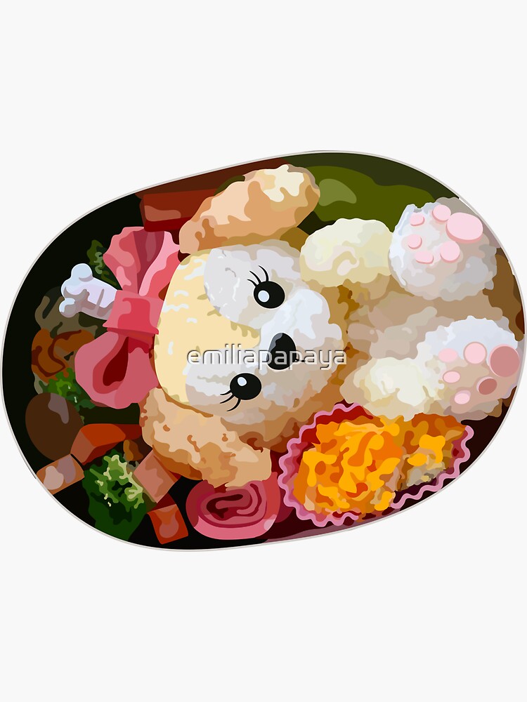 Kawaii Bento Box Sticker for Sale by Adronia