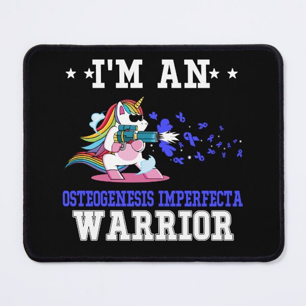 Item preview, Funny Unicorn I'm An Osteogenesis Imperfecta Warrior designed and sold by heppenp.