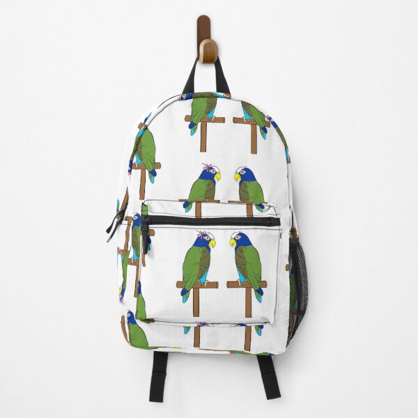Item preview, Crazy Bird Man with White Capped Pionus designed and sold by Laughing Parrot Studio.