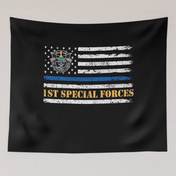 Artikelvorschau, US Army 1st Special Forces Group Flag Vintage "De Oppresso Liber" US 1st SFG - Geschenk für den Veteranentag, den 4. Juli oder den patriotischen Gedenktag entworfen und verkauft von Celinay99.