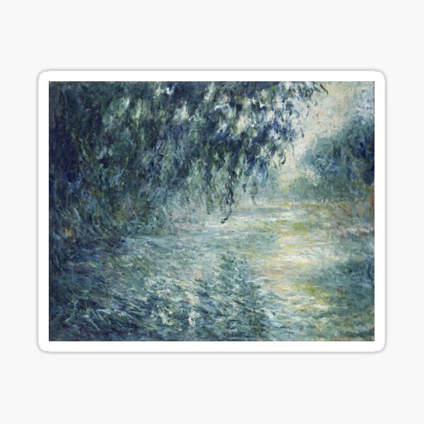 Vista previa del artículo con la obra «Claude Monet - Mañana en el Sena», diseñado y vendido por artcenter.