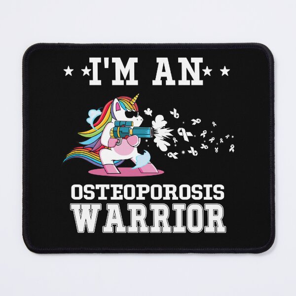 Item preview, Funny Unicorn I'm An Osteoporosis Warrior designed and sold by heppenp.