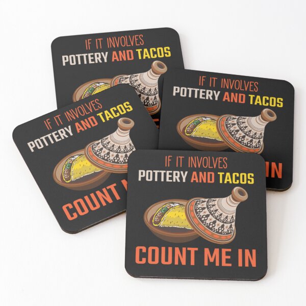 Item preview, Pottery And Taco Lover Ceramics Artist designed and sold by ClamenTaon.