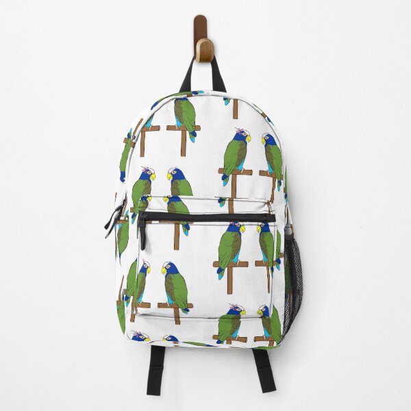 Item preview, Crazy Bird Person with White Capped Pionus designed and sold by Laughing Parrot Studio.