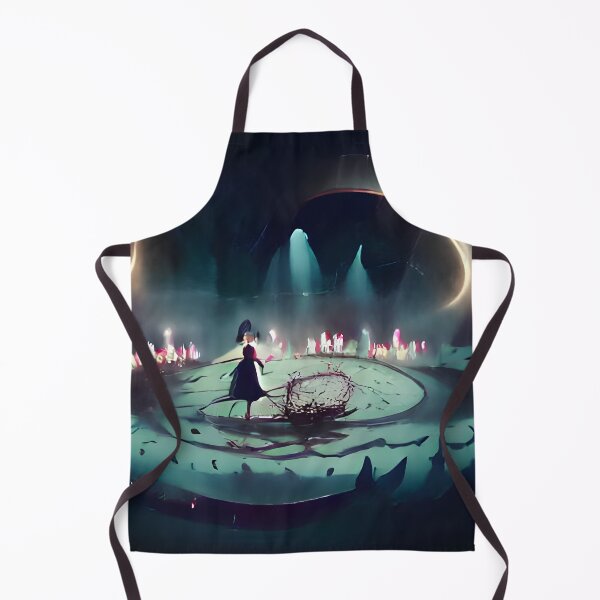 Item preview, The Shadow Witch in the glow of the magic circle designed and sold by ScarletMagi.