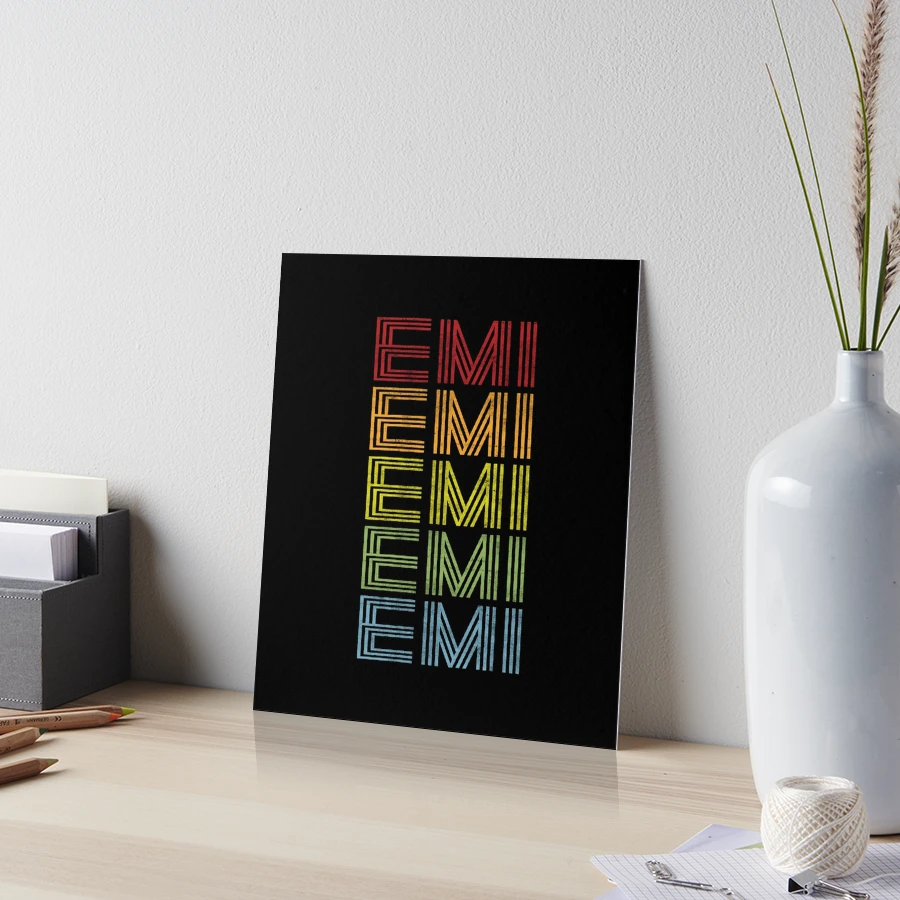 Emi Name T Shirt - Emi Vintage Retro Emi Name Gift Item Tee