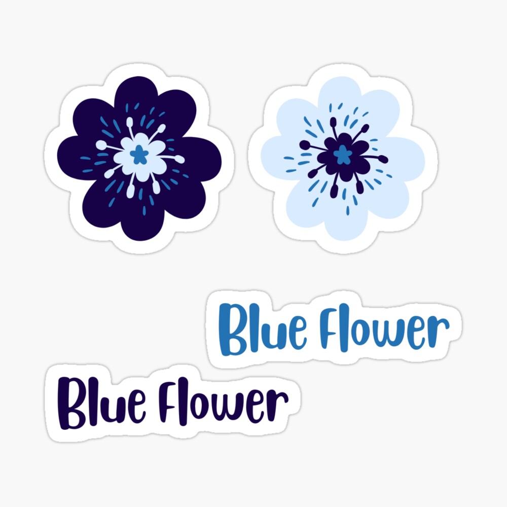 Flower printable sticker pack png Floral stickers for cricut