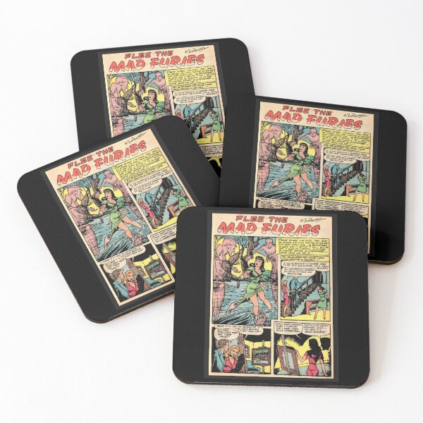 Item preview, Mad Furies Comic Page Horror Sci-Fi Retro Vintage 50s designed and sold by LittleIconShop.