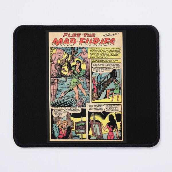 Item preview, Mad Furies Comic Page Horror Sci-Fi Retro Vintage 50s designed and sold by LittleIconShop.