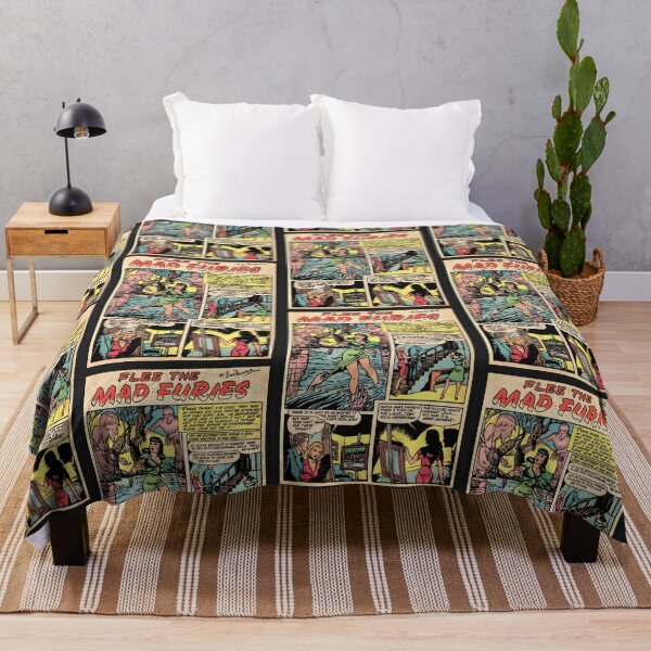 Item preview, Mad Furies Comic Page Horror Sci-Fi Retro Vintage 50s designed and sold by LittleIconShop.