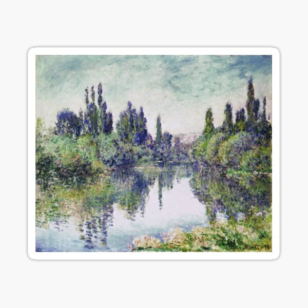 Vista previa del artículo con la obra «Claude Monet - Mañana en el Sena, cerca de Vetheuil, 1878», diseñado y vendido por artcenter.