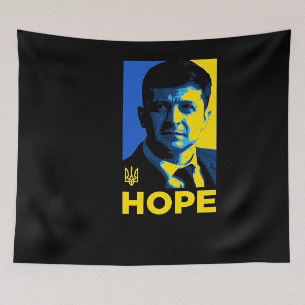 Item preview, Hope President Of Ukraine Volodymyr Zelensky designed and sold by BettyGrantStore.