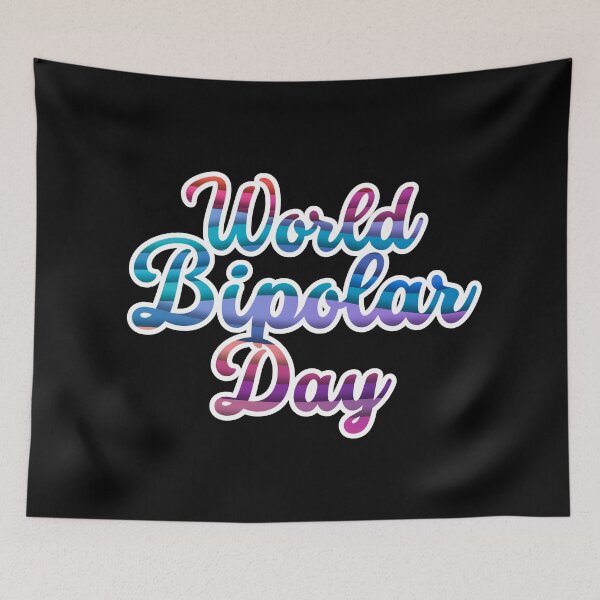 Item preview, World Bipolar Day 30th March 2022. Raising awareness and helping to fight the stigma.  designed and sold by Orianah.