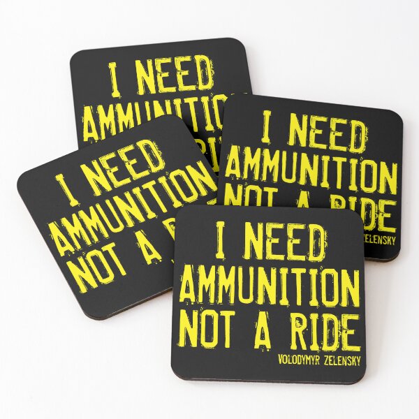 Item preview, I Need Ammunition Not A Ride -Zelensky designed and sold by BettyGrantStore.