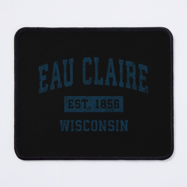 Item preview, Eau Claire Wisconsin Wi Vintage Sports Essential T-Shirt designed and sold by yeseniaval.