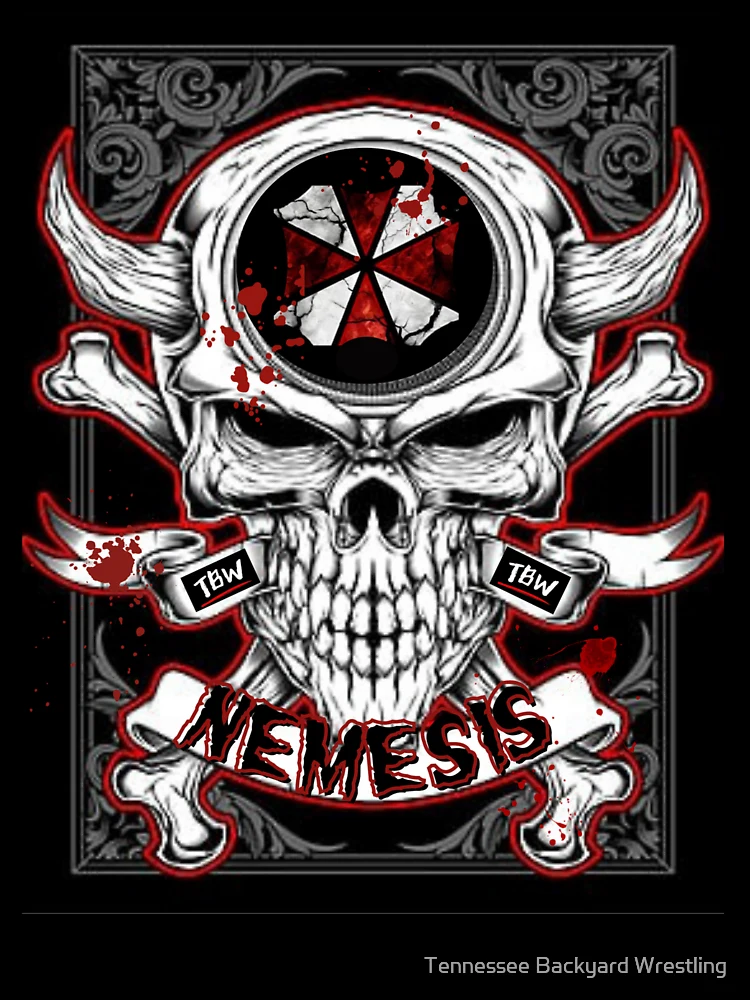 Thumbnail 7 of 7, Oversized T-Shirt, James Taylor “Nemesis” Merchandise designed and sold by Tennessee Backyard Wrestling.