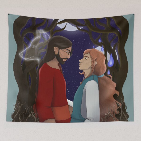 Item preview, The Werewolf and the Witch designed and sold by oakwyrm.