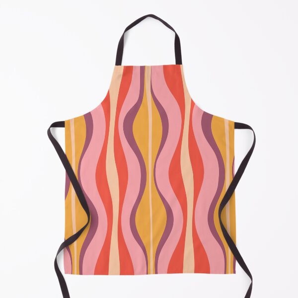 Item preview, Hourglass Abstract Mid-century Modern Pattern Pink Orange Mustard Purple Cream designed and sold by kierkegaard.