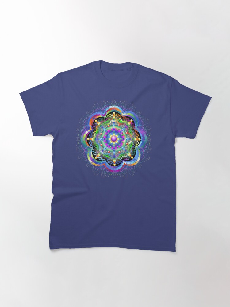 Alternate view of Mandala Universe Psychedelic  Classic T-Shirt