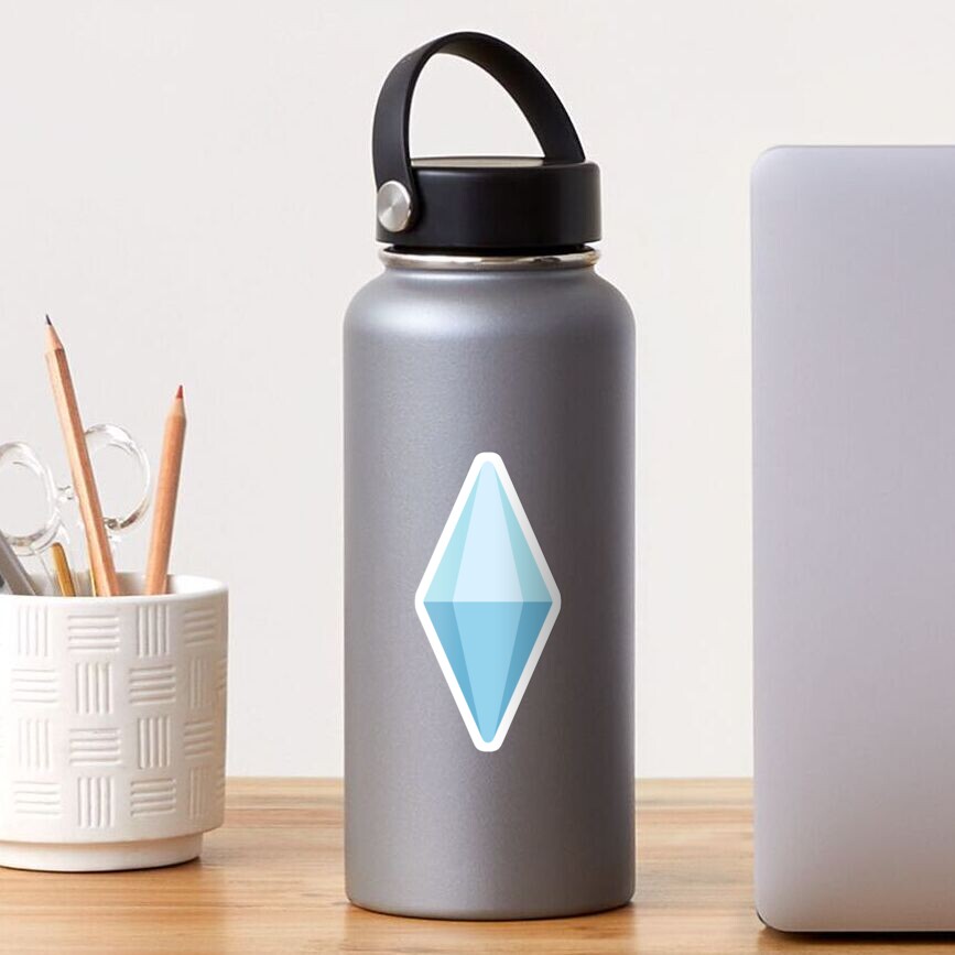 Pastel Blue Sims Plumbob Sticker By Bleubies Redbubble