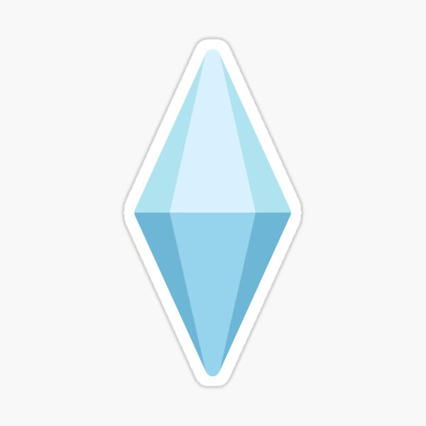 Pastel Blue Sims Plumbob Sticker By Bleubies Redbubble