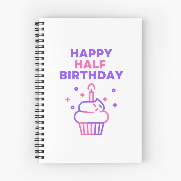 Item preview, Happy Half Birthday Art designed and sold by PartiesPersonal.