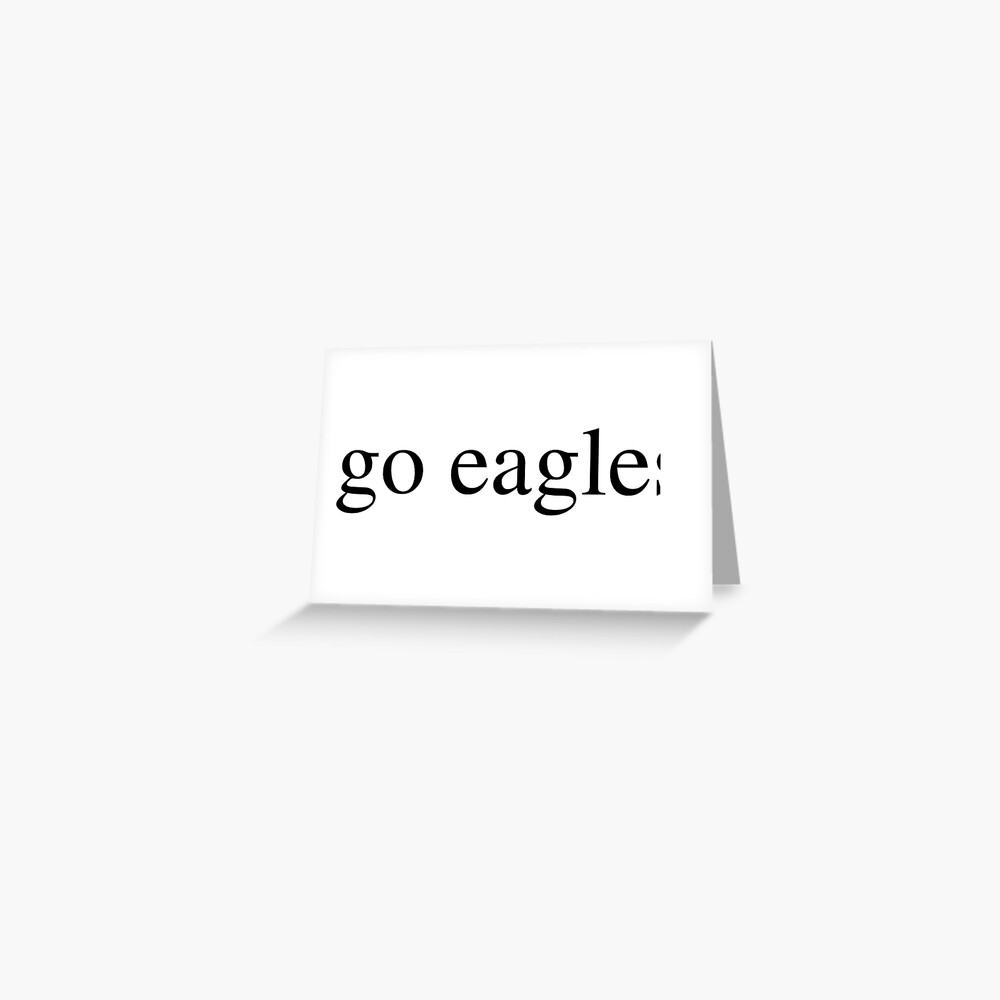 philadelphia eagles team inspired design BY CALLISC Greeting Card