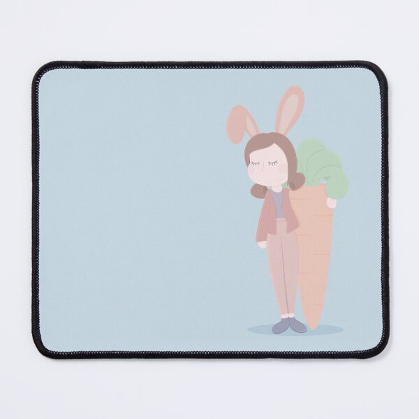 Item preview, Easter Bunny Girl With Carrot designed and sold by PenguinConfetti.