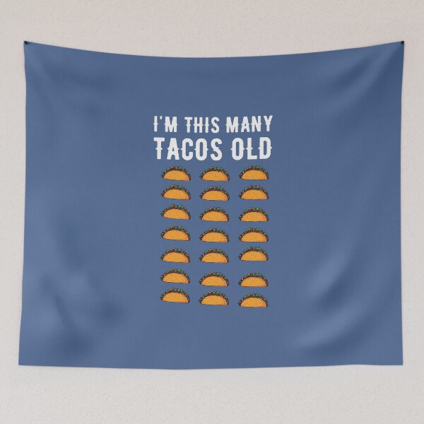 Item preview, I'm This Many Tacos Old 21st Birthday Bday Legal Drinking designed and sold by raretshirtsuk.